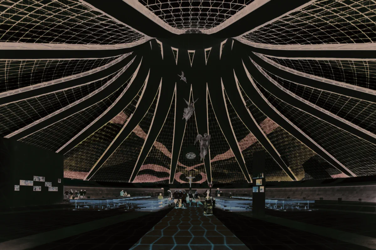 Interior da Catedral de Brasília